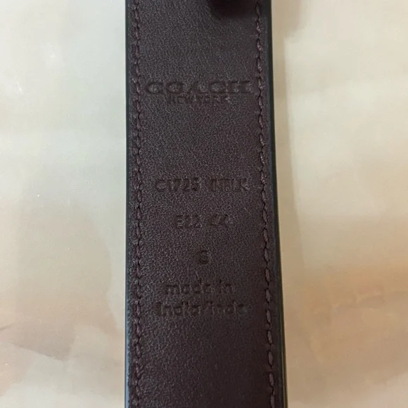 Coach Signature Buckle Belt Size S - Picture 5 of 8